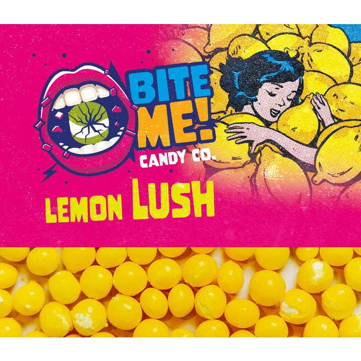 Lemon Lush for wholesale by SGR Buzz / Bite Me! Candy Co.