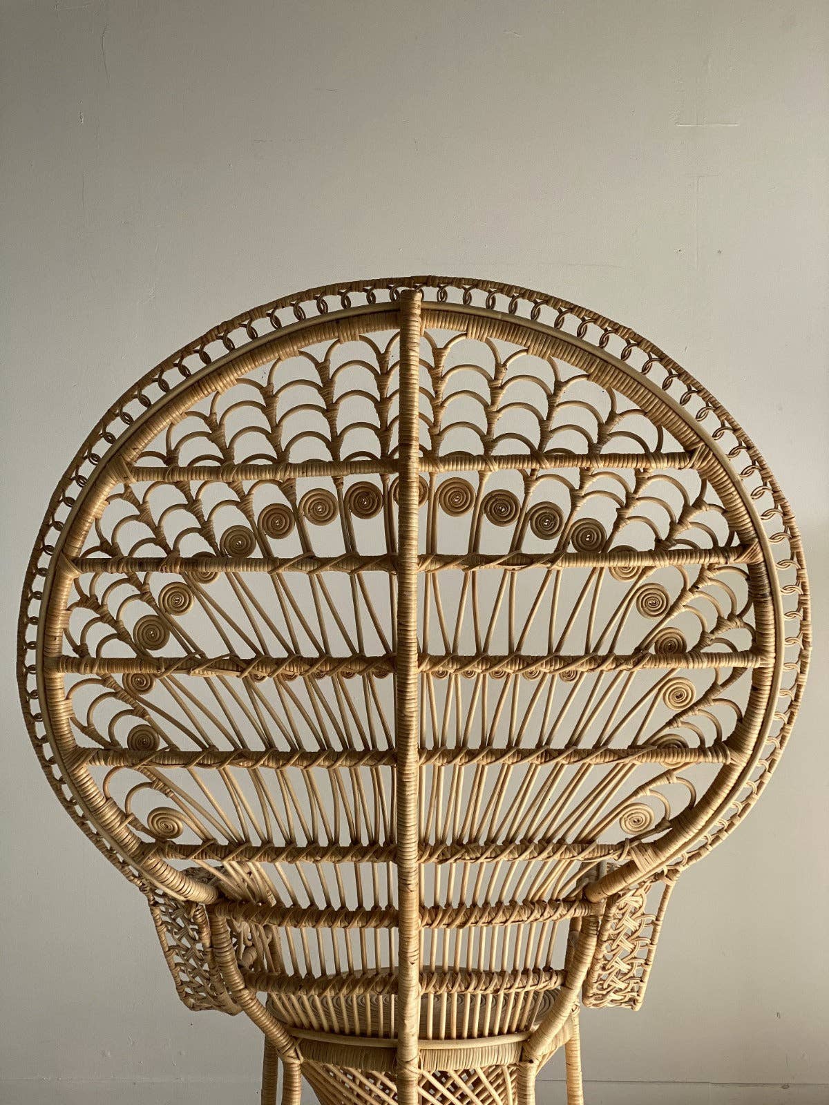 Office Objets - Wholesale Chair - Emmanuelle armchair in rattan with peacock patterns44