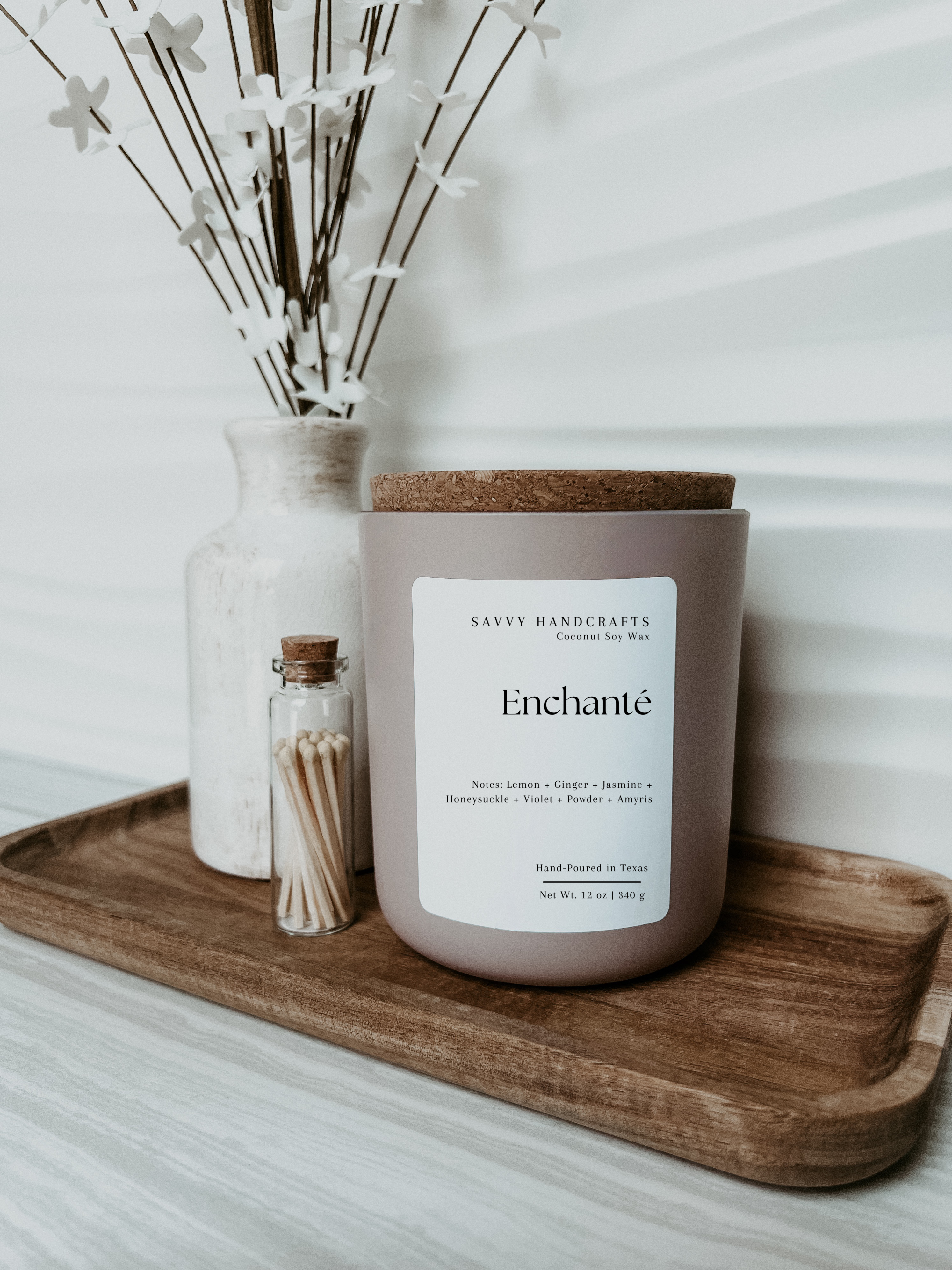 Savvy Handcrafts - Vendita all'ingrosso Candela in vasetto - Candela da 12oz - Enchanté4