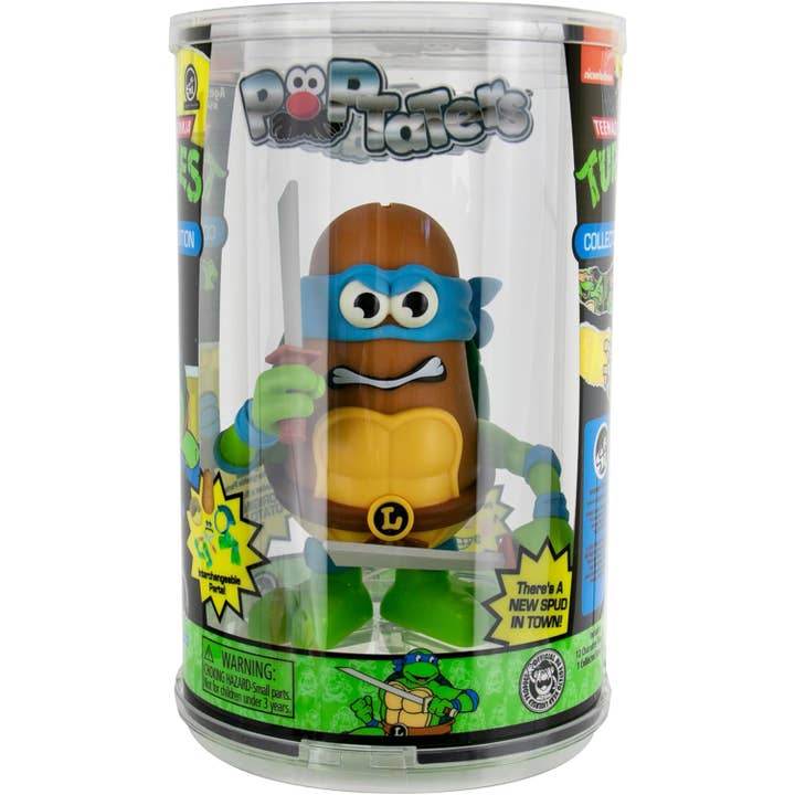 Super Impulse USA - Wholesale Toy Set - Kids - Poptater 4 " TMNT Leonardo (Blue) or Donatello (Purple)4