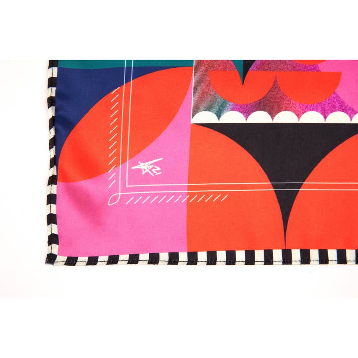 Wrappr - Wholesale Flat Wrap - Chalice | 18" Mulberry Silk Furoshiki Wrap