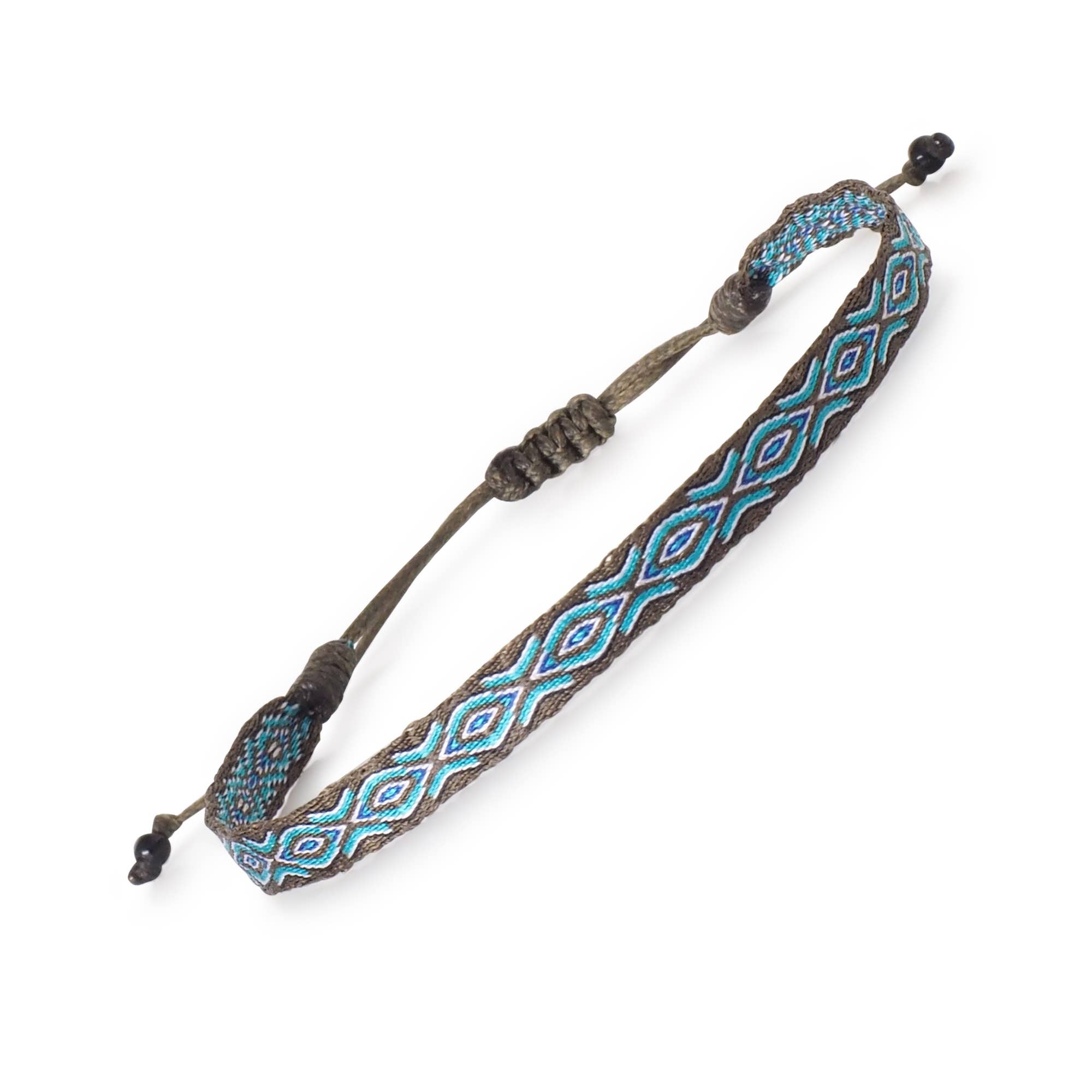 Makarla - Handmade Colombian Jewelry - Wholesale Woven/Braided Bracelet - Mens Surfer Bracelet | Stackable Bracelet | Waterproof | 5