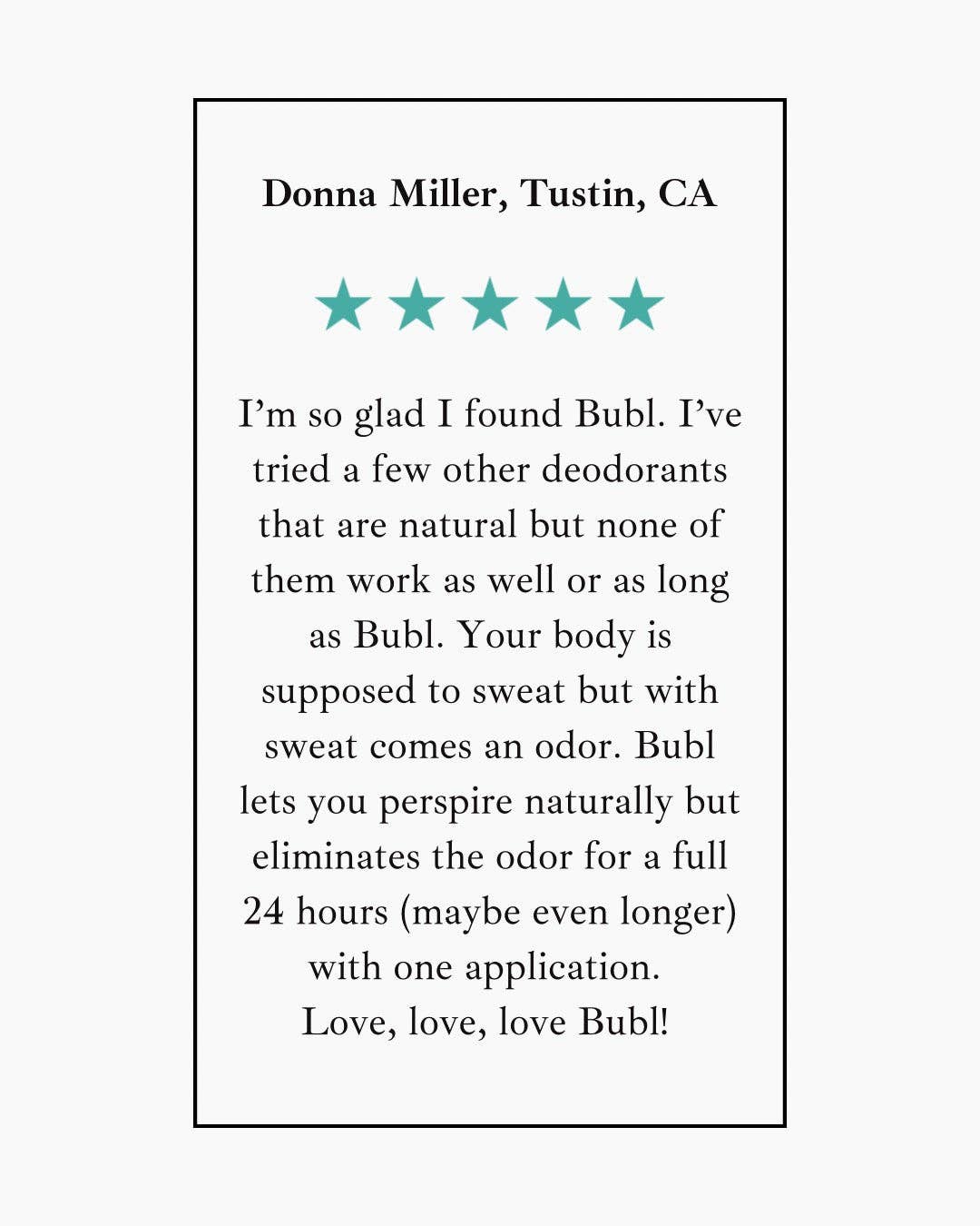 Bubl – Desodorizante - Unissexo por atacado – DESODORANTE BUBL: UM INGREDIENTE NATURAL, CLARO, DURA 1 ANO9