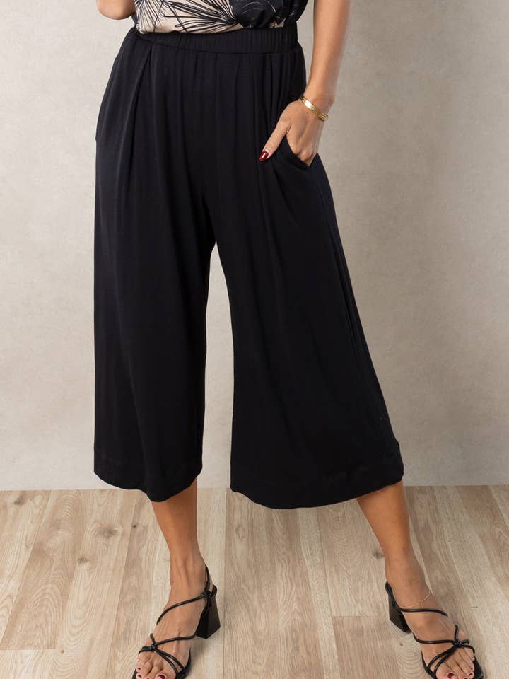 Palmer Culotte (Zwart) voor wholesale door Ten Tomorrow