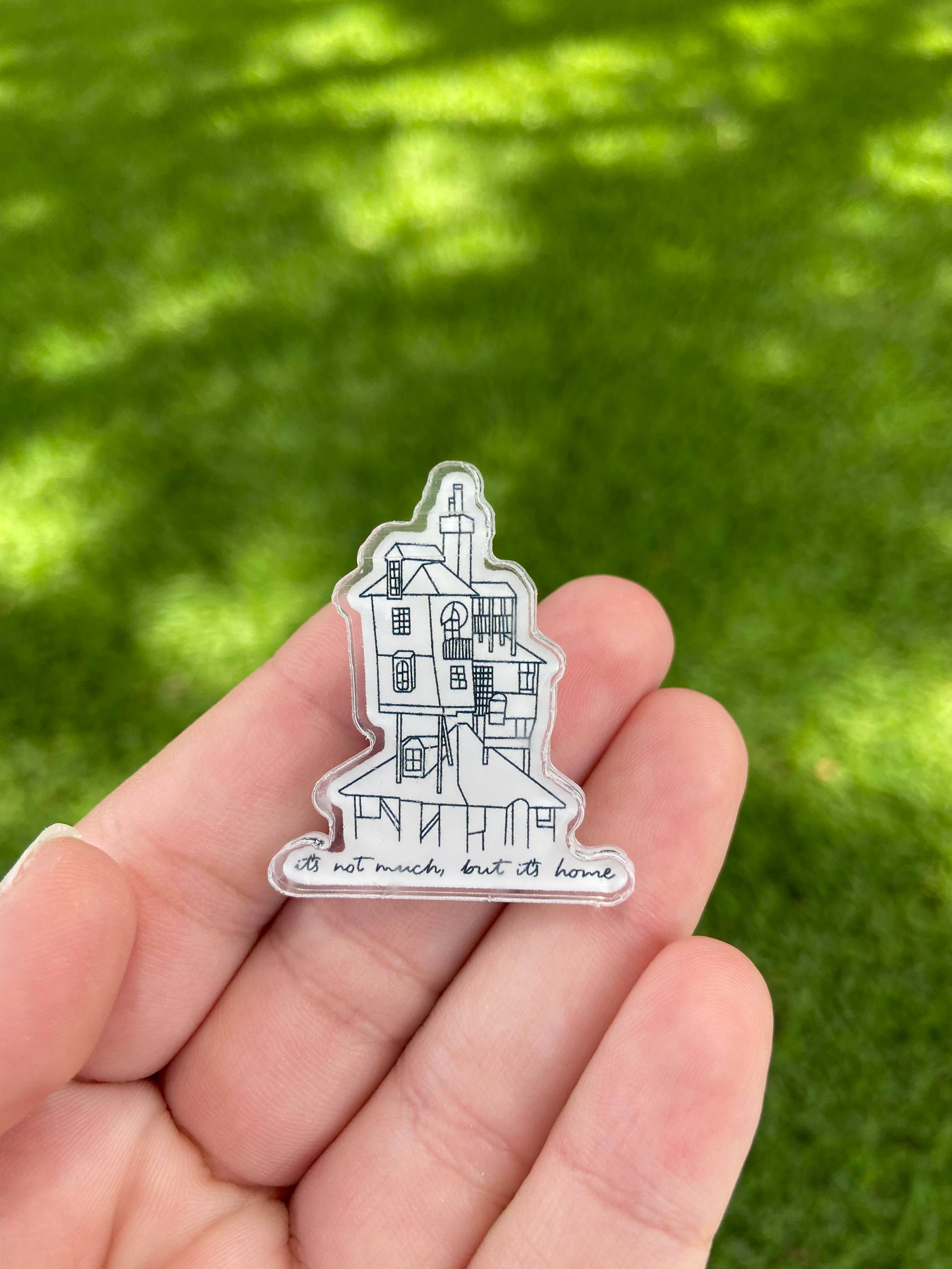 Simply Maddie Lee - Wholesale Lapel Pin/Button - It's Not Much But It's Home Pin4