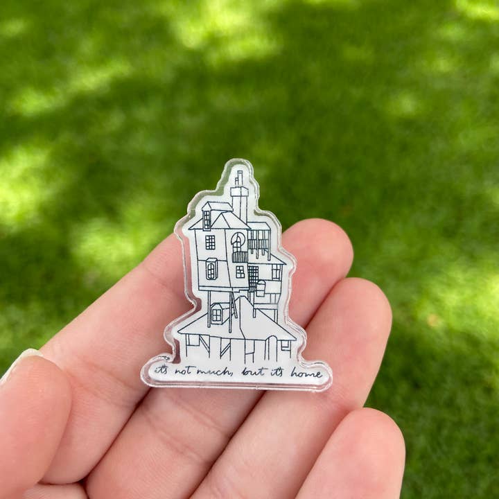 Simply Maddie Lee - Wholesale Lapel Pin/Button - It's Not Much But It's Home Pin4