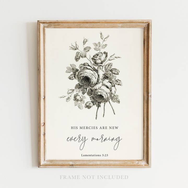 Hans barmhjertighed er nyt kunsttryk Christian Gaveindretning for engroshandel hos Rooted in Truth