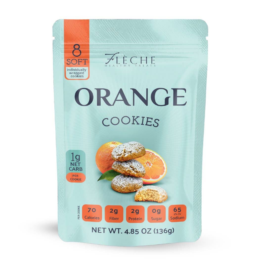 Flèche Healthy Treats - Wholesale Cookie - Gluten Free Orange Cookies I Flèche Healthy Treats0