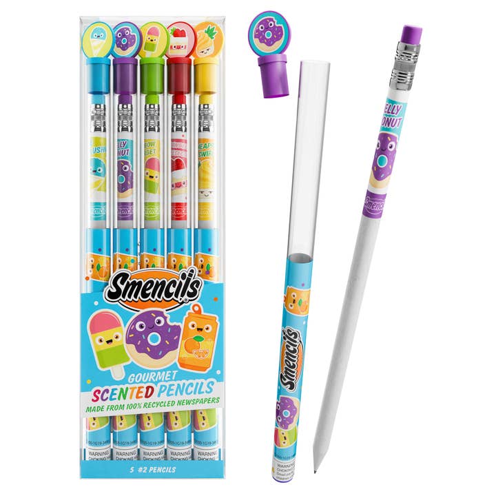 Smencils - Scented Pencils Made from Recycled Newspapers for wholesale by Scentco, Inc