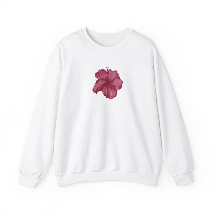 Hibiskus-Sweatshirt für den Großhandel von Anna B Paints