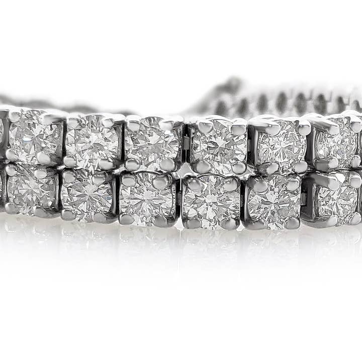 Lifetime Jewelers - Wholesale Tennis Bracelet - Near 6 Carat VS Lab Grown Diamond Tennis Bracelet 14k Gold