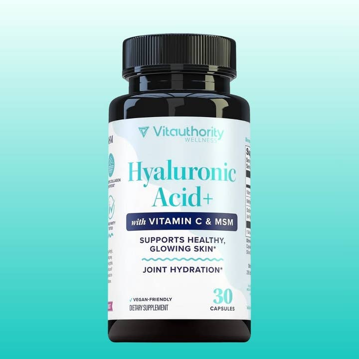 Hyaluronic Acid + MSM & Vitamin C Capsules -Skin Health 30ct for wholesale by Vitauthority