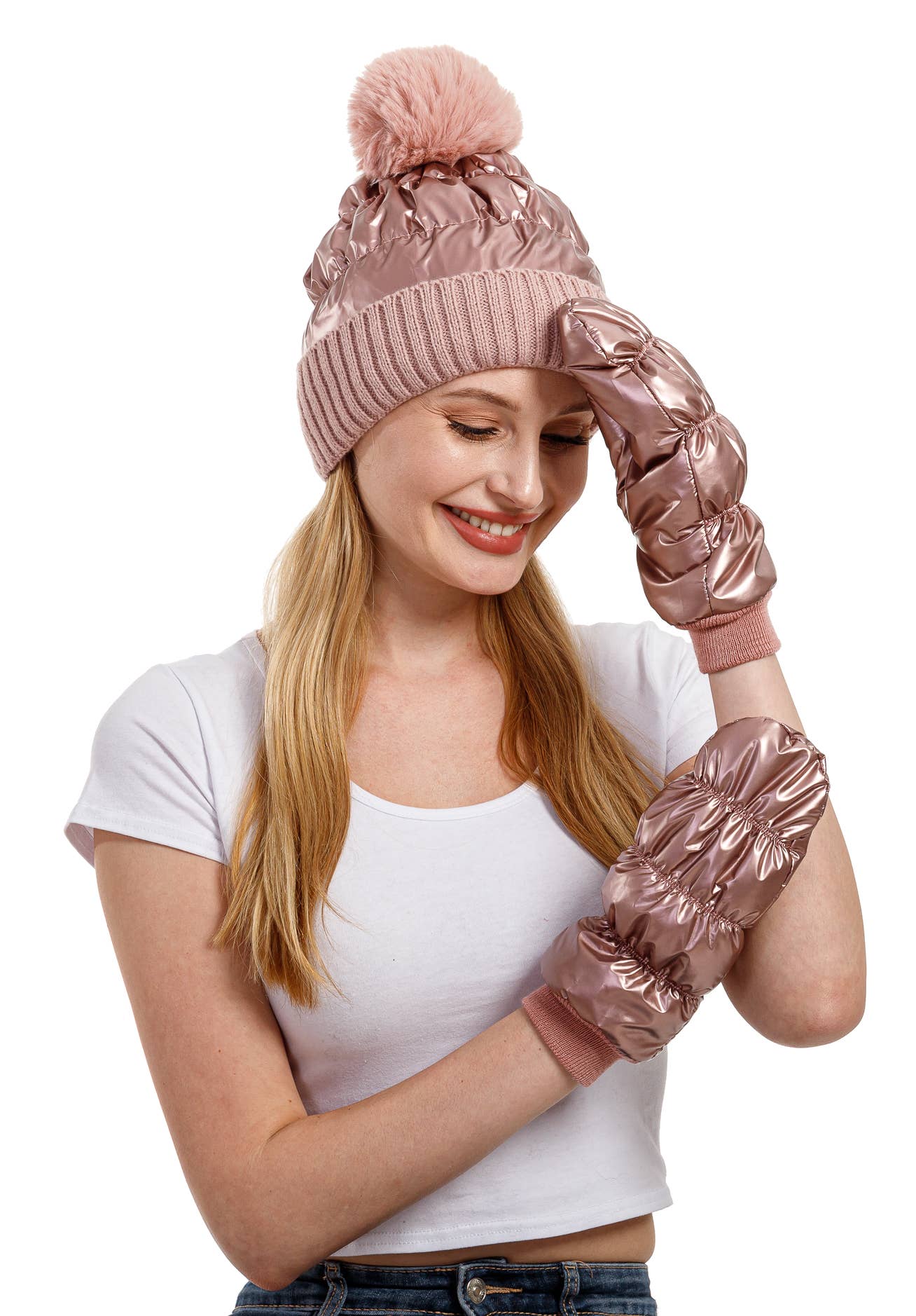 Imagine Imports - Wholesale Beanie - Women's - Puffer winter beanies (WBN-P30)1