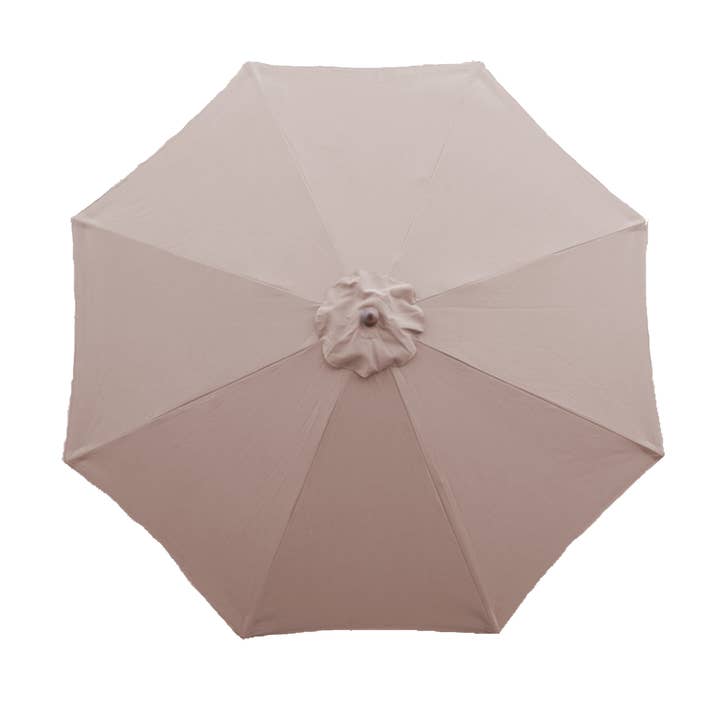 9ft Market Patio Umbrella 8 Rib Replacement Canopy Taupe for wholesale by Formosa Covers