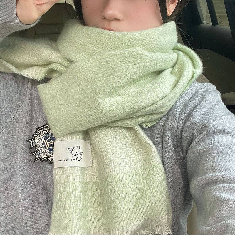 UZ Wholesale Store - Wholesale Scarf - Women's - Fashion Checker Fringe Scarf1