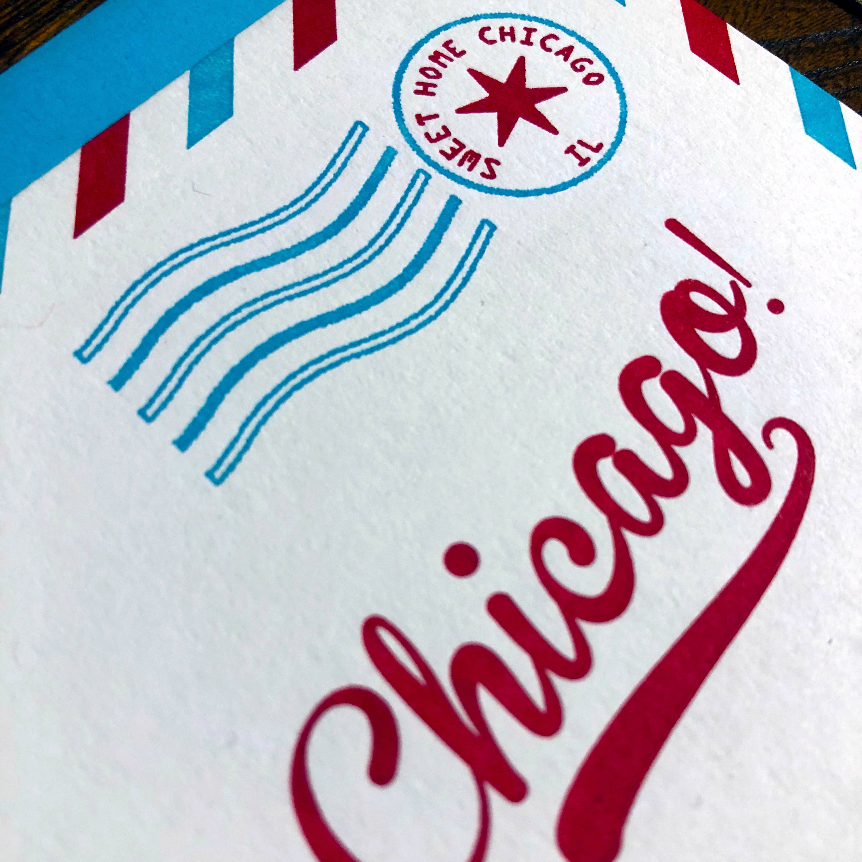 a. favorite design - Wholesale Everyday Greeting Card - chicago airmail1