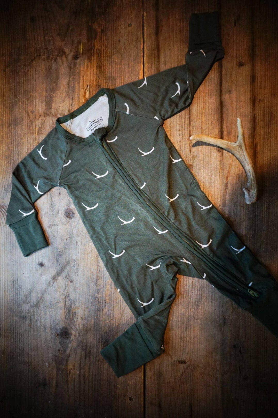 Okayest Hunter - Wholesale Bodysuit (Non-Footed) - Baby - Okayest Hunter Bamboo Zippy Romper4