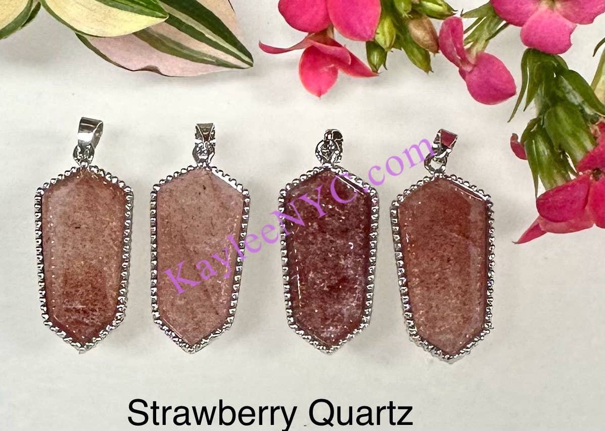 KayleeNYC - Wholesale Individual Charm/Pendant - Natural Crystal Pendant Healing Energy5