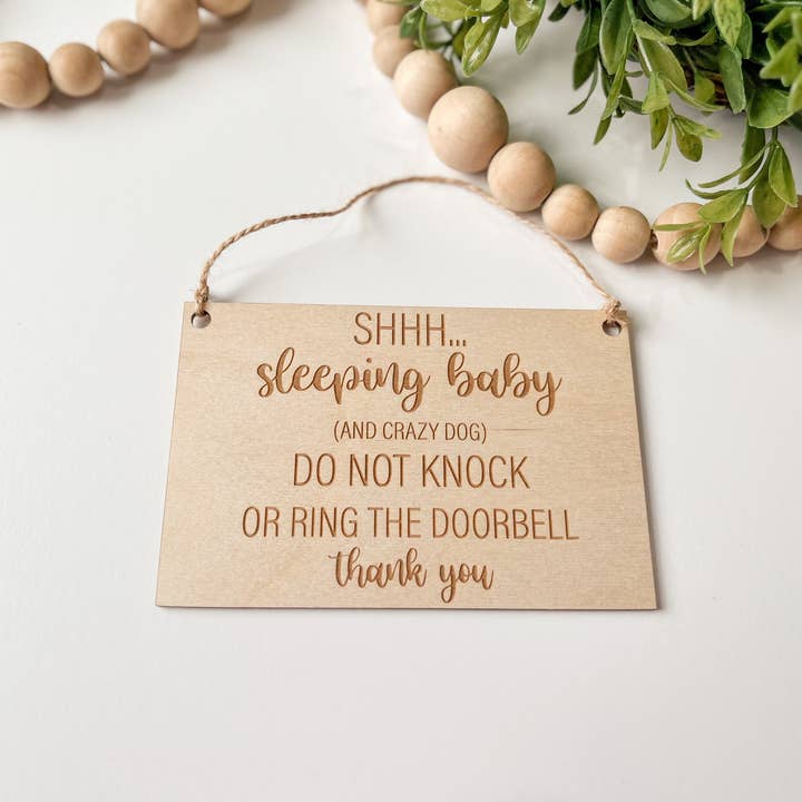By His Saving Grace, LLC - Wholesale Sign - Wooden Do Not Disturb Sign For Doorbell6