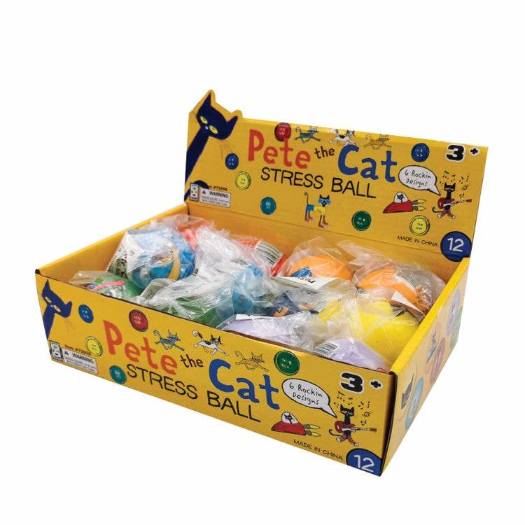 Geddes - Vente Balle/pâte antistress - BALLON ANTI-STRESS PETE THE CAT 12/DSP2