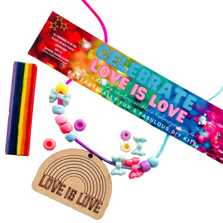 Kärlek är kärlek Rainbow DIY firande halsband för wholesale av Sadie’s Moon