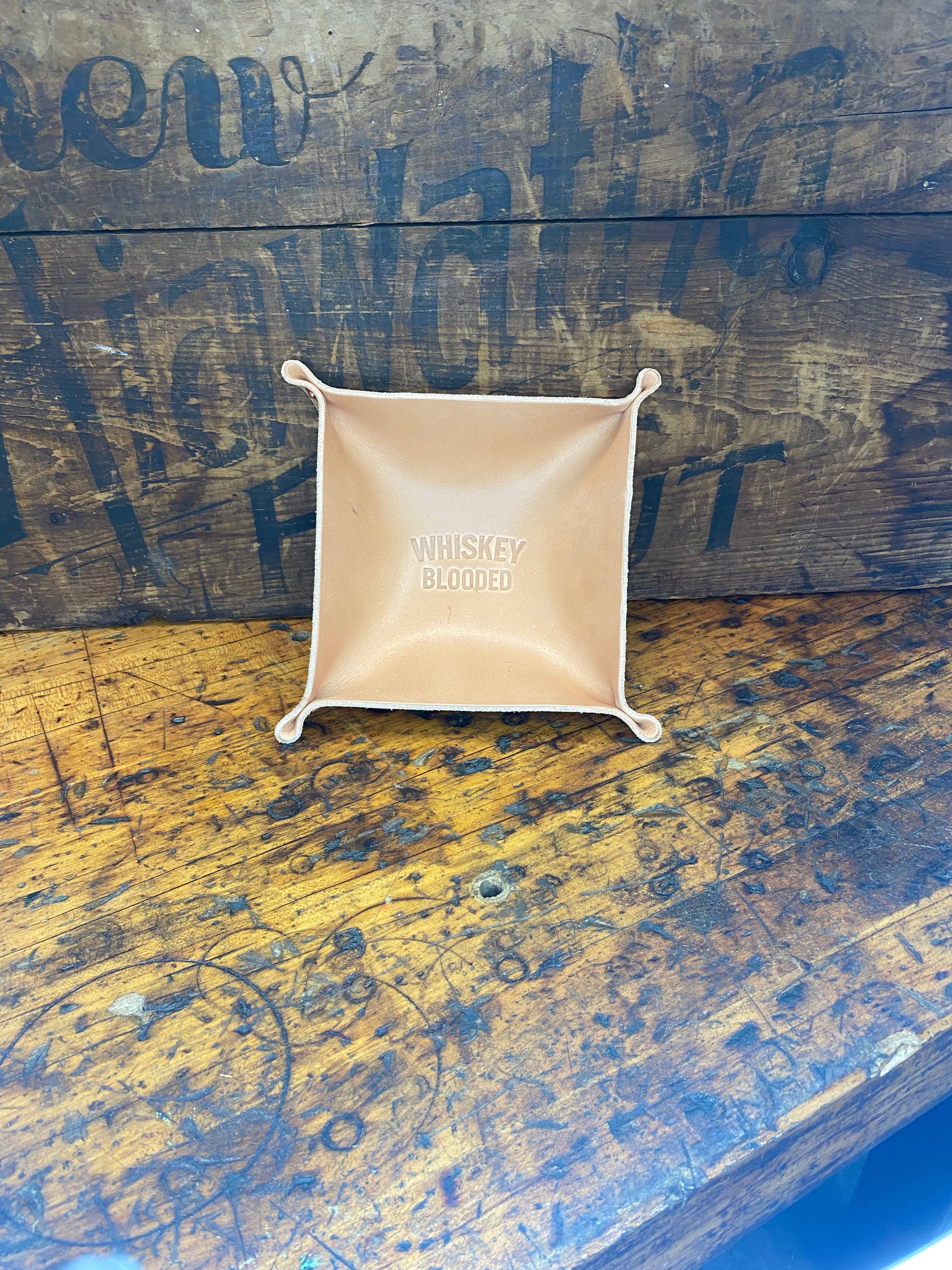 Manready Mercantile - Wholesale Decorative Tray - Leather Valet Tray | Whiskey Blooded0