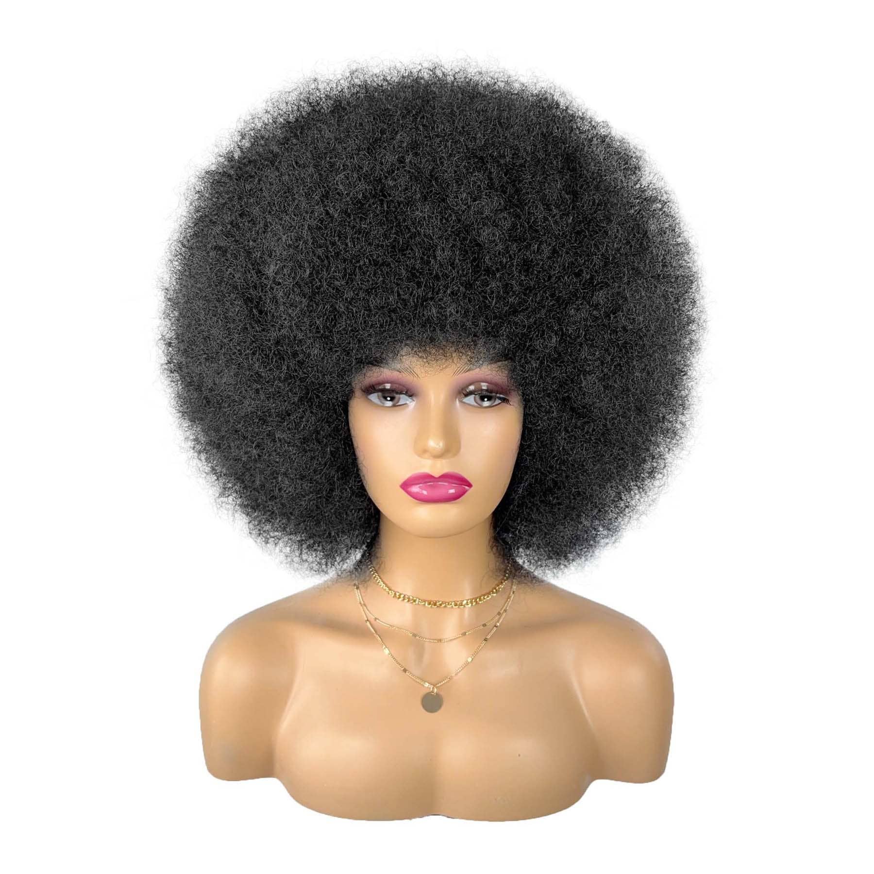 AK Brand - Wholesale Wig/Hair Piece - Large Curly Afro Synthetic Wig with Natural Volume11
