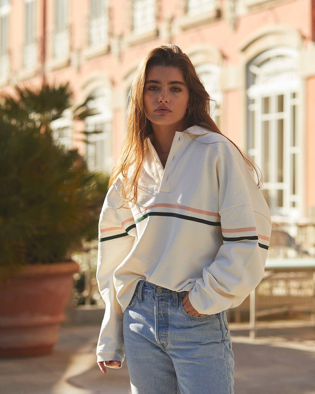 Cubu Fitness Boutique – wholesale Pikétröja – Dam – 90-tals Polo Pristine unisex i oversized modell1