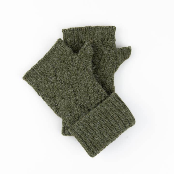 Howard's - Wholesale Gloves - Women's - Kristen Herringbone Fingerless Cold Weather Winter Gloves