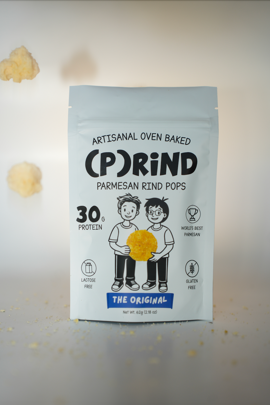 (P)rind, Co. - Wholesale Puffed Snack - Original Parmesan Parm Pops 3