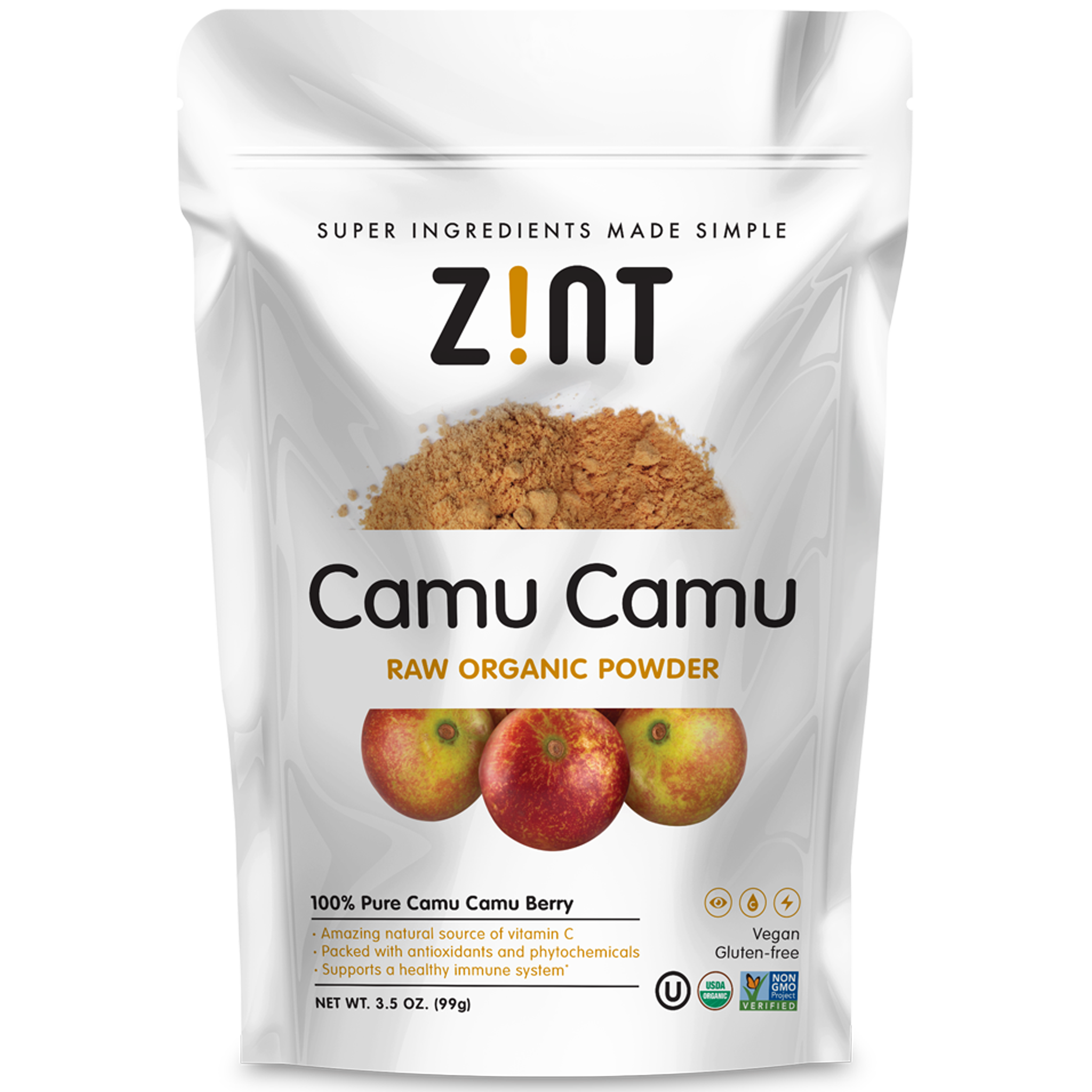 Zint Nutrition - Vente Poudres protéinées/superaliments - Poudre de camu camu biologique (3,5 oz)0