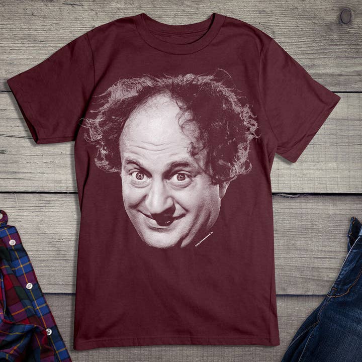 Artopia - Wholesale Screen Printed T-Shirt - Unisex - The Three Stooges, Larry T-shirt