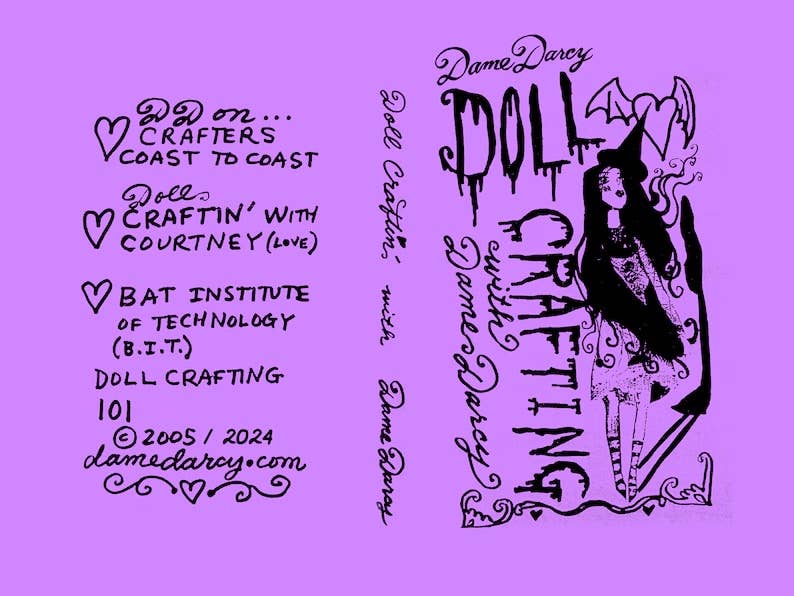 Dame Darcy - Wholesale DIY Craft Kit - Dame Darcy Doll Making DVD1