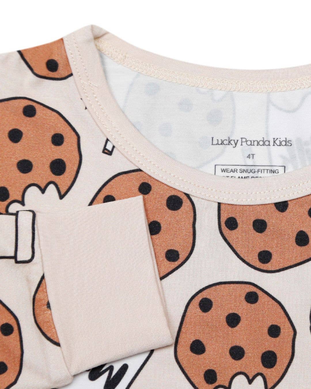 Lucky Panda Kids - Wholesale Sleepwear Set - Kids - Bamboo Kids' Two Piece Set | Milk & Cookies6