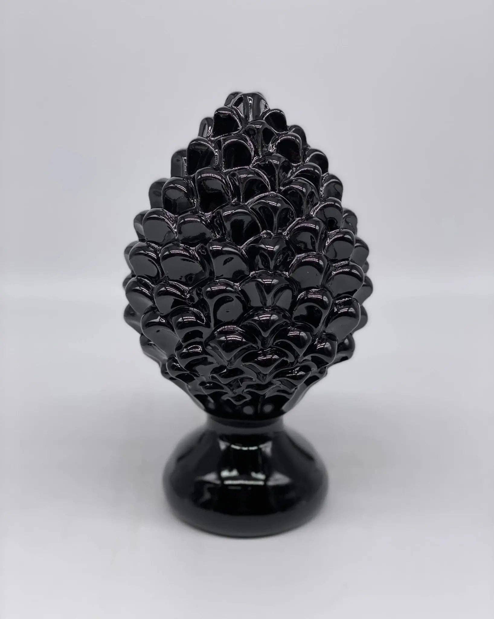 DD Ceramiche Siciliane - Wholesale Decorative Tabletop Object - Caltagirone Ceramic Pinecone cm H.20 Artisan Luis Line3