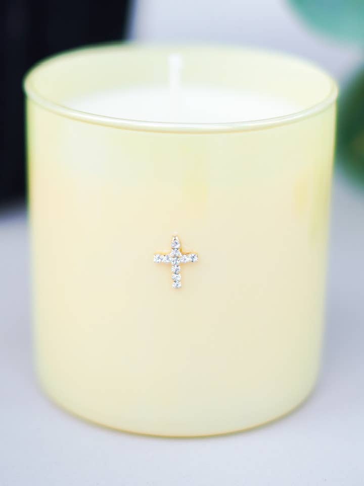 Psalm Candle - Yellow for wholesale by The South Candle