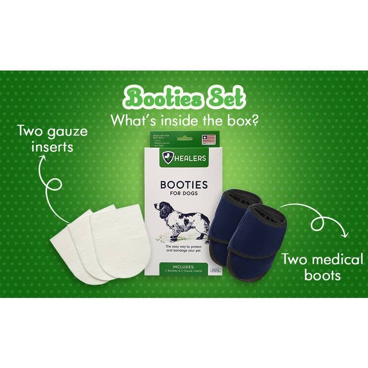 Healers PetCare – wholesale Pet paw protection – Healers Medical Booties2