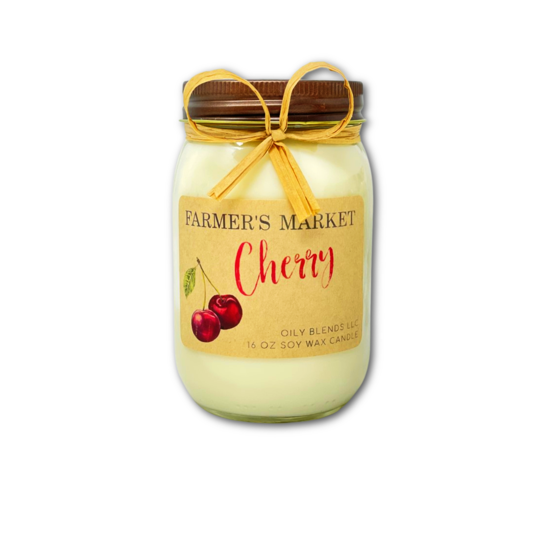 Oily Blends - Wholesale Jar/Filled Candle - Jumbo Farmer's Market Candles - 100 Hour Burn Time2