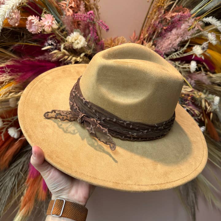 Wildflowers and Barley - Wholesale Hat Accessory - Women's - Stretch Lace Hat Band