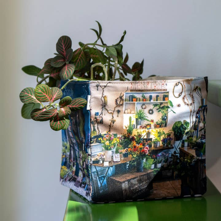 Maron Bouillie - Vendita all'ingrosso Cestini - Scatola di stoccaggio Parigi "Ramoscello" Fiorista4