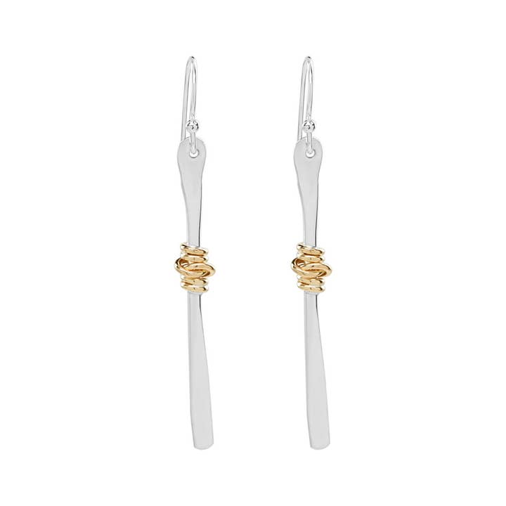 Peter James – Brincos de argola por atacado – 2036 - Knotty Wrap Dangles