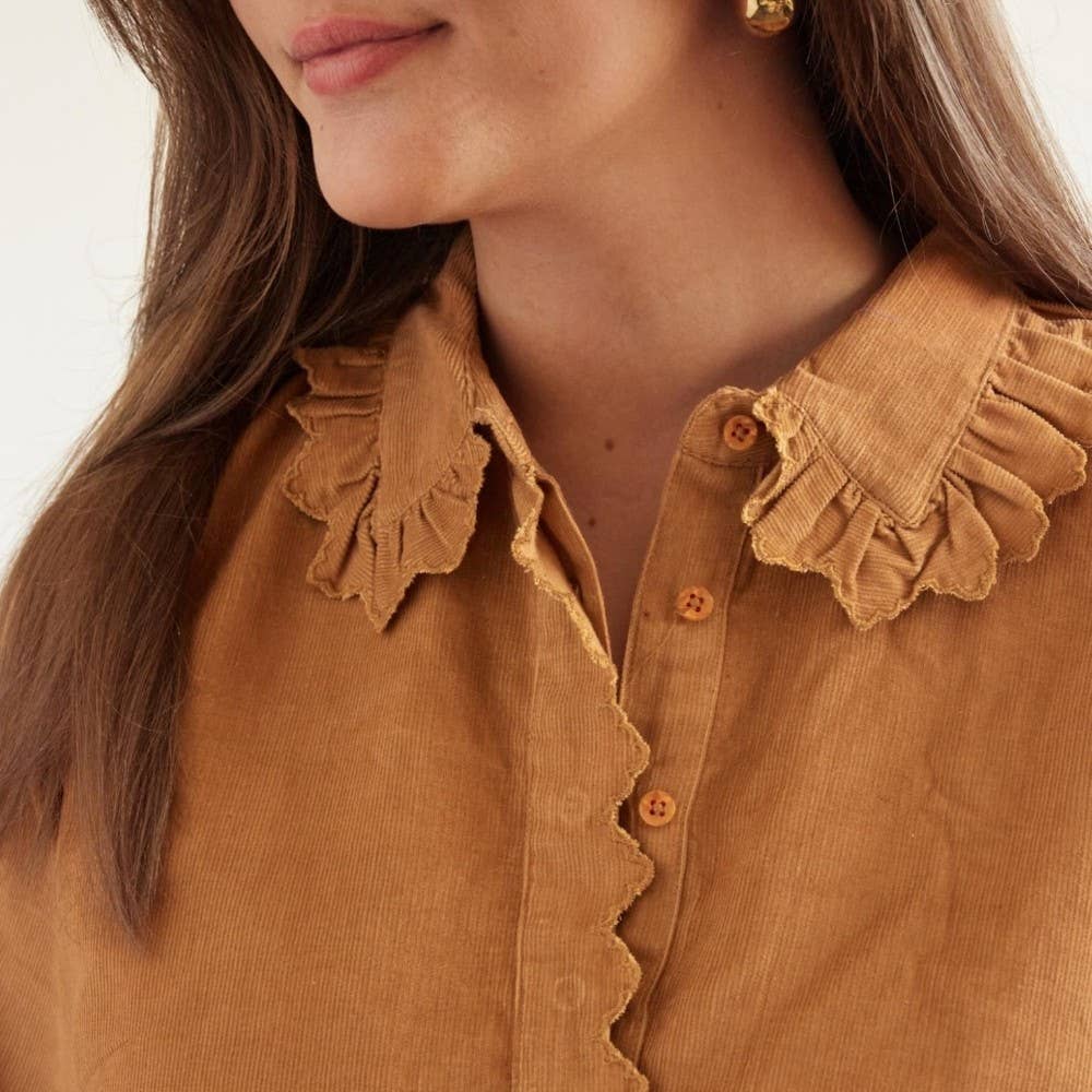 Bonheur du Jour - Vente Chemisier – femme - Blouse femme en velours - Épice1