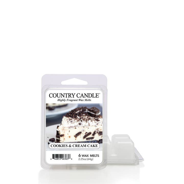 Kringle Candle Company - Wholesale Wax Melt - 6pc CC WxMlt: Cookies & Cream Cake