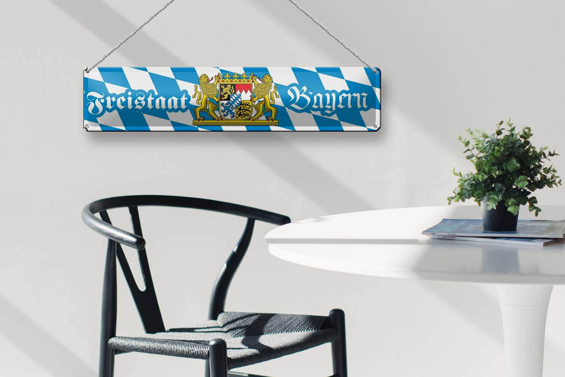 Femer - Wholesale Sign - Bavarian metal sign 46x10cm Freistaat Bayern2