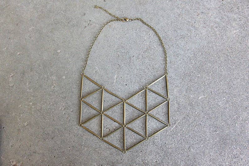 daniAWESOME - Wholesale Bib Necklace - Geometric Bib Necklace0
