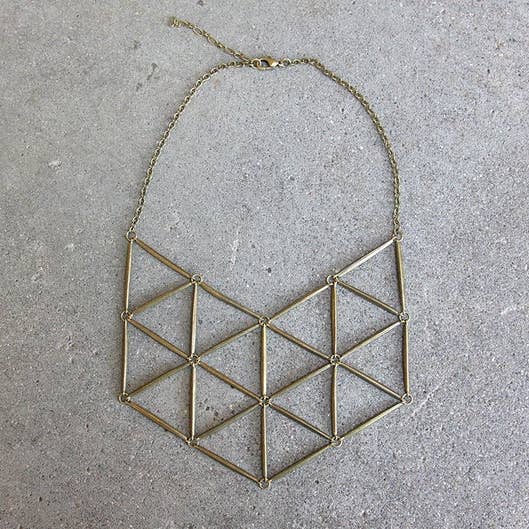 daniAWESOME - Wholesale Bib Necklace - Geometric Bib Necklace