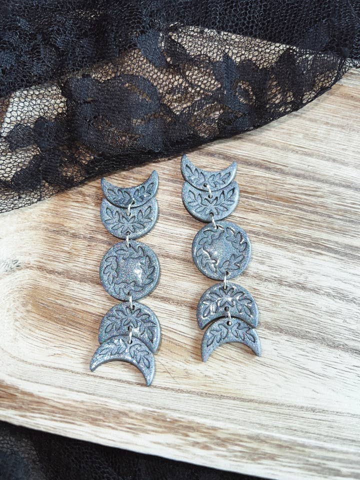 Holographic moon phases for wholesale by Love Poppy Co.