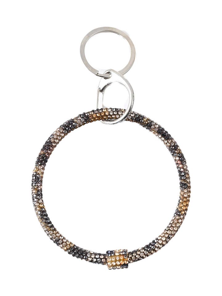 Rhinestone Circle Keychain K1263 for wholesale by Ole