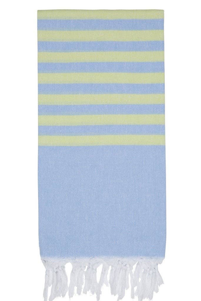 Ailera - Vente Serviette de plage - Serviette Hammam Clara en coton 100 % naturel1