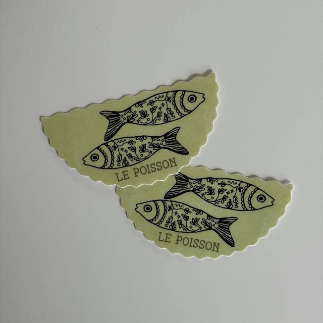 kash co studio - Wholesale Sticker - Le Poisson Sticker2